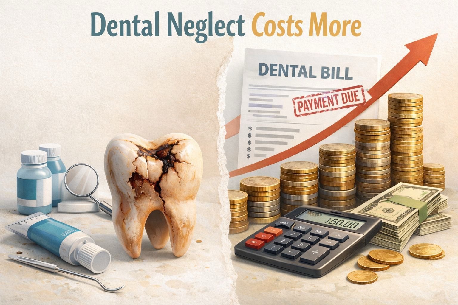 Delaying Dental Care Increases Treatment Costs