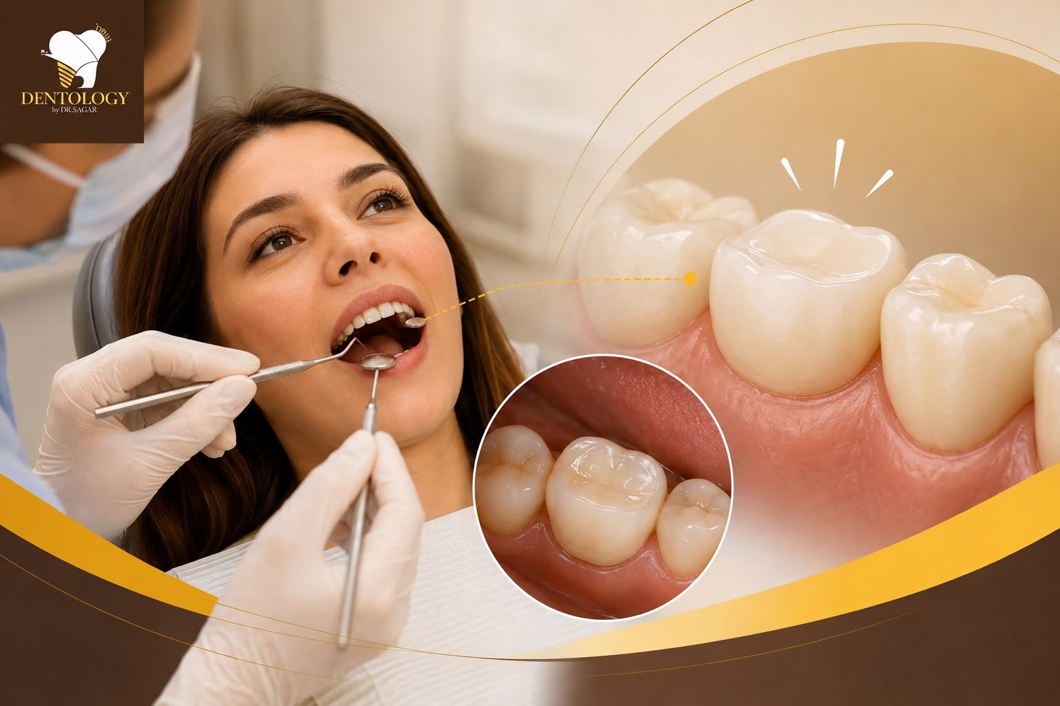A Recent Dental Filling or Crown